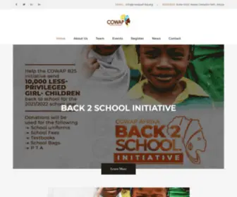 Cowapafrika.org(COWAP) Screenshot