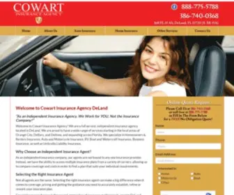 Cowartinsuranceagency.com(Cowart Insurance Agency DeLand) Screenshot