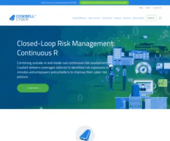 Cowbellcyber.ai(Cowbell Cyber) Screenshot
