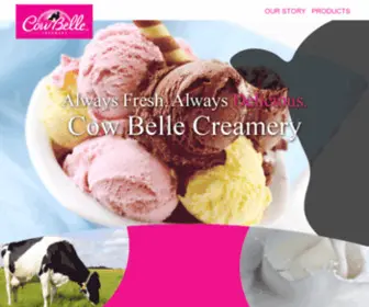 Cowbellecreamery.com(Cow Belle) Screenshot