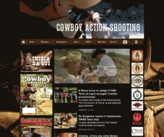 Cowboyactionshooting.it(Cowboy Action Shooting) Screenshot