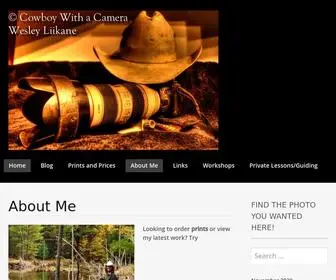 Cowboywithacamera.com(Cowoby with a Camera) Screenshot