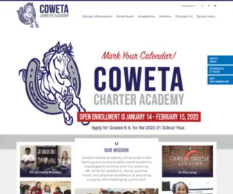 Cowetacharter.org(Coweta Charter Academy) Screenshot