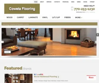 Cowetaflooring.com(Coweta Flooring) Screenshot