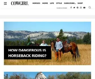 Cowgirlmagazine.com(COWGIRL Magazine) Screenshot