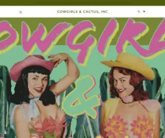 Cowgirlsandcactus.com(Cowgirls and Cactus) Screenshot