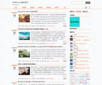 Cowin.co(专业域名博客) Screenshot