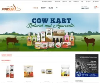 Cowkart.com(Buy Desi Cow Products) Screenshot