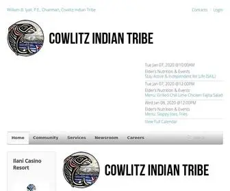 Cowlitz.org(The Cowlitz Indian Tribe) Screenshot