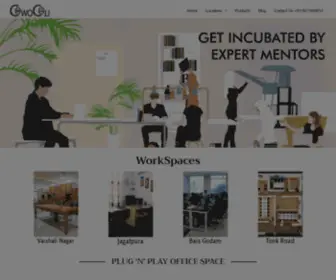 Cowocoli.com(Best Coworking Spaces in Jaipur India) Screenshot