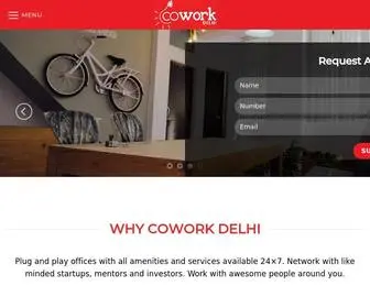 Coworkdelhi.com(Coworking Space in Delhi) Screenshot