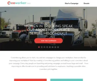 Coworker.org(Build a better workplace) Screenshot