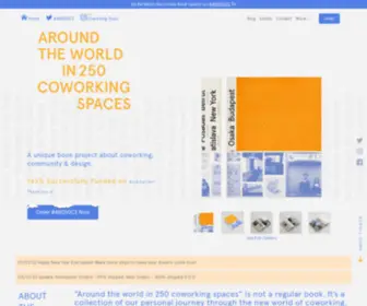 Coworkiesbook.com(Around the World in 250 Coworking Spaces) Screenshot