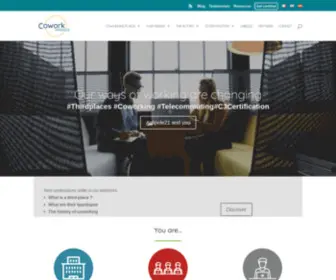 Coworkinfrance.org(Coworkinfrance est l'association des espaces de coworking en France) Screenshot