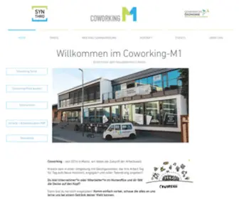 Coworking-M1.de(HOME) Screenshot