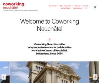 Coworking-Neuchatel.ch(Coworking Neuchâtel) Screenshot