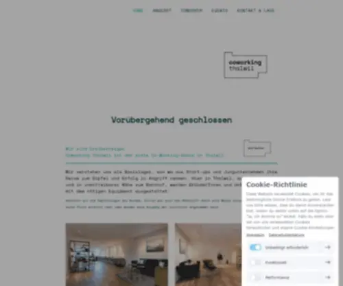 Coworking-Thalwil.ch(Homes Webseite) Screenshot