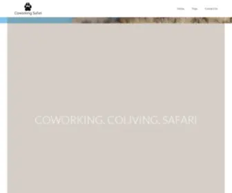 Coworkingsafari.com(Coworking & Coliving Safari's South Africa) Screenshot