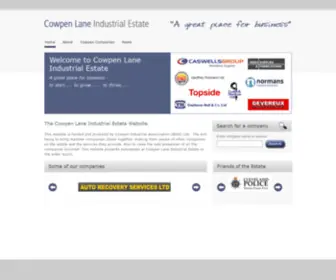 Cowpenindustrialestate.com(Cowpen Lane Industrial Estate) Screenshot