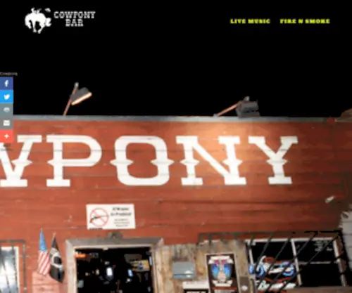 Cowponybar.com(COWPONY) Screenshot