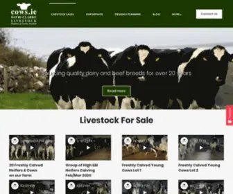 Cows.ie(Dairy & beef cattle for sale) Screenshot