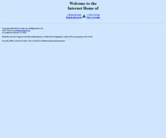 Cowsill.com(The Cowsills & Robin Records) Screenshot