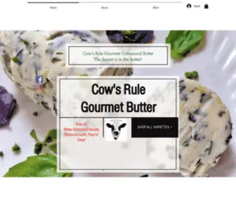 Cowsrule.us(Buy Cow's Rule Gourmet Flavored Compound Butter Online Key Largo) Screenshot