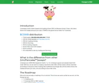 Cowswap.org(Dapp) Screenshot