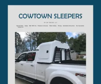 Cowtownsleepers.com(Cowtown Sleepers & Jason Tops) Screenshot