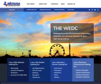 CowtXedc.org(Watauga Economic Development Corporation) Screenshot