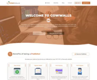 Cowwalls.com(Cowwalls) Screenshot