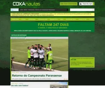 Coxanautas.com.br(Coritiba) Screenshot