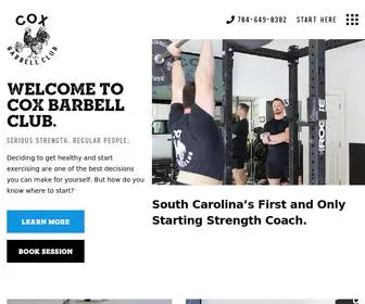 Coxbarbell.com(Cameron Cox) Screenshot