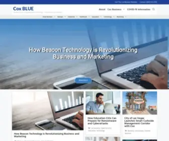 Coxblue.com(The Intersection of Business and Technology) Screenshot