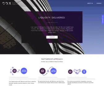 Coxcp.com(Cox Capital Partners) Screenshot