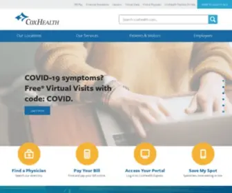 Coxhealth.com(Coxhealth) Screenshot