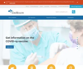 Coxhealth.net(CoxHealth) Screenshot