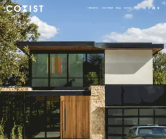 Coxiststudio.com(Austin, Texas Architect) Screenshot