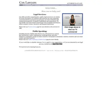 Coxlawyers.com(Real Estate) Screenshot