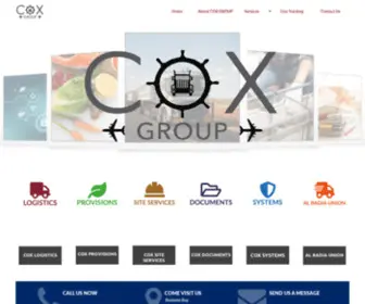 Coxlogisticsspc.com(COX GROUP) Screenshot