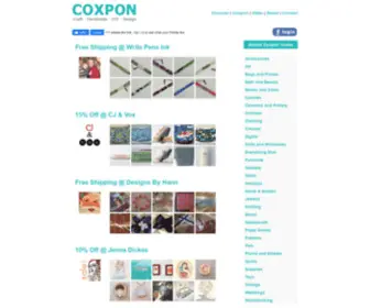 Coxpon.com(Coupon /) Screenshot