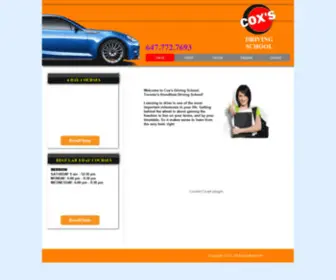 Coxsdrivingschool.com(Coxsdrivingschool) Screenshot