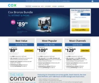 Coxvalue.com(Cox Communications) Screenshot