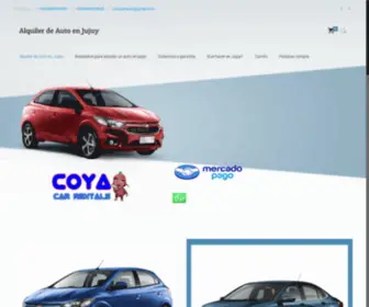 Coya.com.ar(Alquiler de Autos en Jujuy) Screenshot