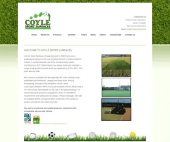 Coylesportsurfaces.ie(Site offline) Screenshot