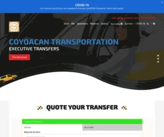 Coyoacan.com.ve(Servicio de Transporte y Traslados) Screenshot