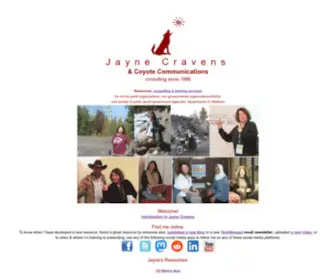 Coyotecommunications.com(Jayne Cravens Coyote Broad) Screenshot