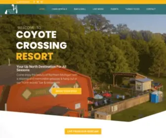 Coyotecrossingresort.com(Coyote Crossing) Screenshot