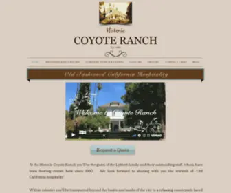 Coyoteranch.com(Coyote Ranch) Screenshot