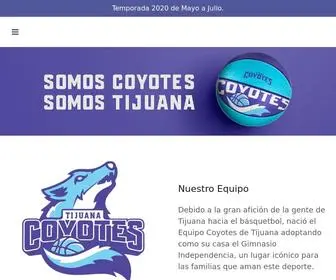 Coyotes.mx(Inicio) Screenshot